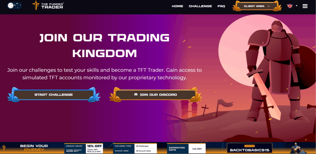 The Funded Trader proprietary trading platform, challenges, dashboard, and rules - Preview 4